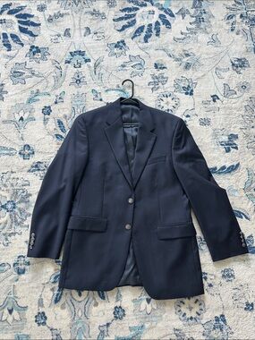 Michael Kors Navy Two-Button Blazer